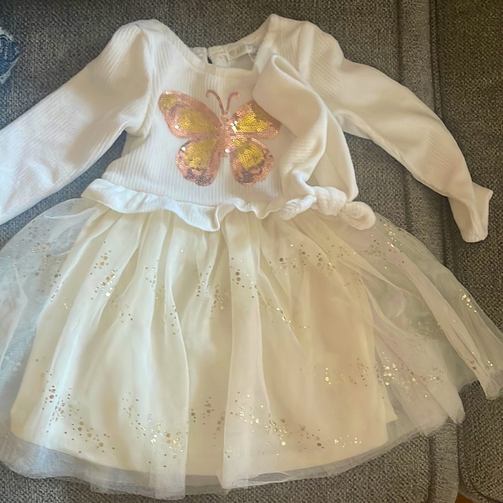24 month Nannette baby butterfly dress